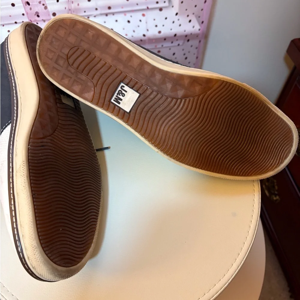 Johnson & Murphy Knit & Suede Oxfords with Perforated Design - Picture 3 of 6